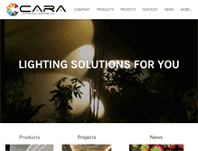 Tablet Screenshot of cara.com.vn